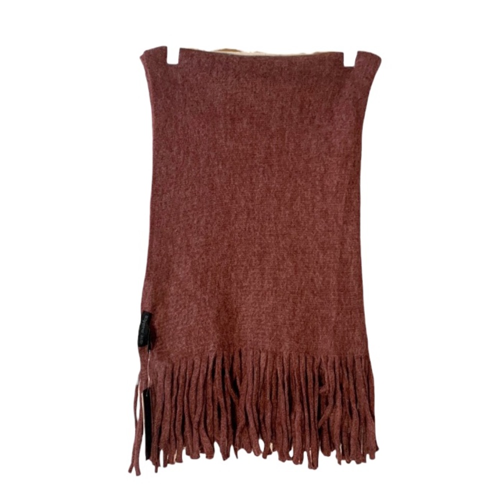 Steve Madden Blanket Wrap Scarf Maroon OS
